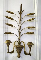 Pair of Italian Gilded Metal a