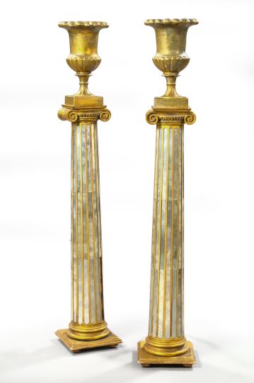 Pair of Italian Gilded Terra