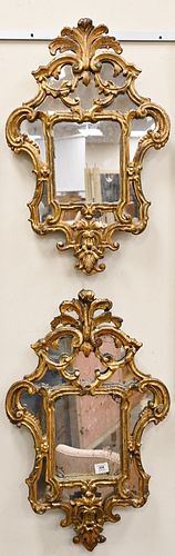 PAIR OF ITALIAN GILT FRAMED