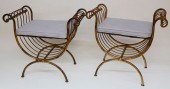 PAIR OF ITALIAN GILT METAL BEN