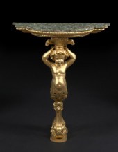 Pair of Italian Giltwood and F
