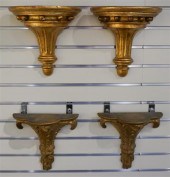 PAIR OF ITALIAN GILTWOOD WALL