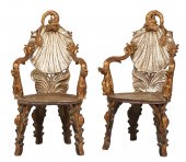 PAIR OF ITALIAN GROTTO-STYLE A