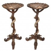 PAIR OF ITALIAN GROTTO--STYLE