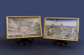 PAIR OF ITALIAN HAND-COLORED P