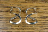 PAIR OF ITALIAN MADE GOLD SPIR