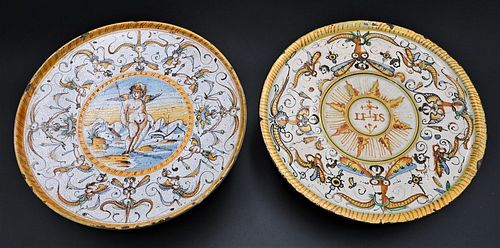 PAIR OF ITALIAN MAJOLICA