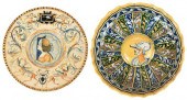 PAIR OF ITALIAN MAJOLICA DISHE
