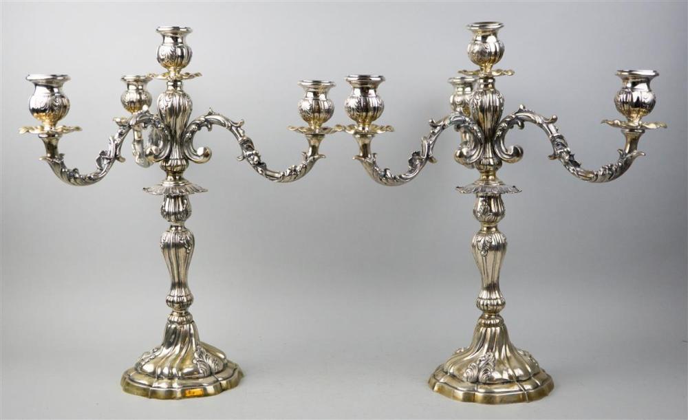 PAIR OF ITALIAN (MILAN) PARCEL-GILT