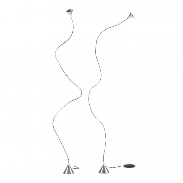 PAIR OF ITALIAN MODERN FLOOR