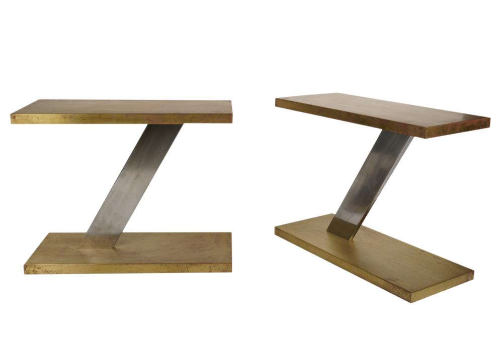 PAIR OF ITALIAN MODERNIST END