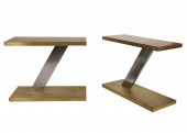 PAIR OF ITALIAN MODERNIST END