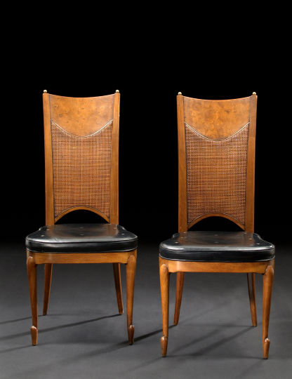 Pair of Italian Modernist Walnut