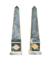 PAIR OF ITALIAN MONUMENTAL GRE