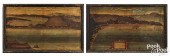 PAIR OF ITALIAN OIL ON CANVAS