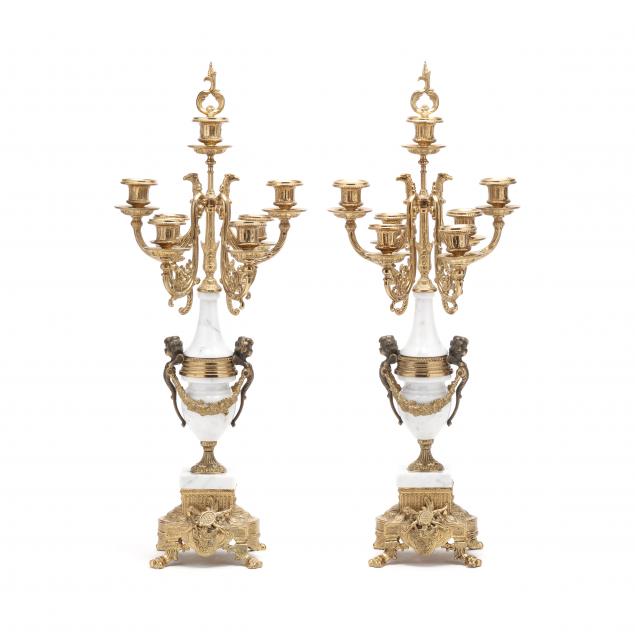 PAIR OF ITALIAN ORMOLU MOUNTED