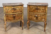 PAIR OF ITALIAN PAINT DECORATE