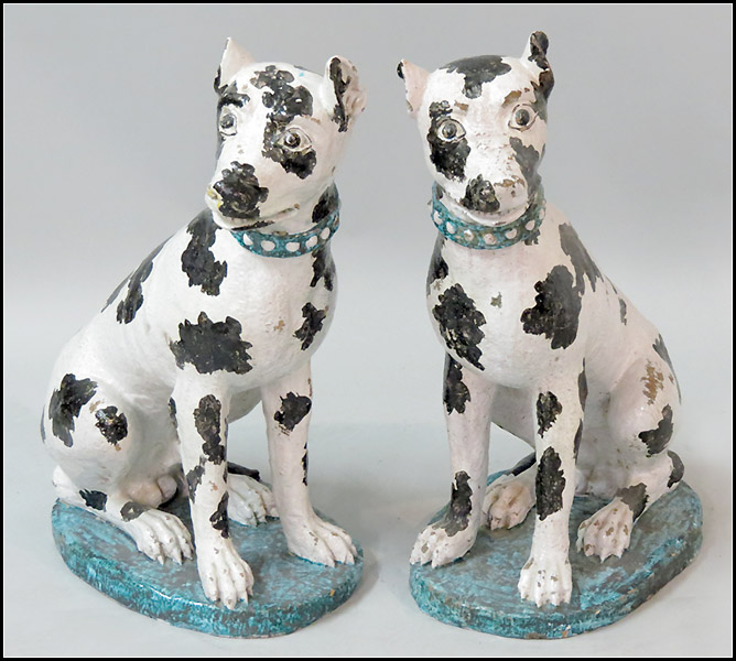 PAIR OF ITALIAN PAINTED AND