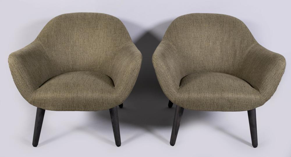 PAIR OF ITALIAN POLIFORM 'MAD