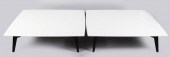 PAIR OF ITALIAN POLIFORM WHITE