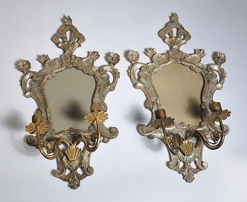 PAIR OF ITALIAN ROCOCCO STYLE