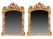 PAIR OF ITALIAN ROCOCO CARVED