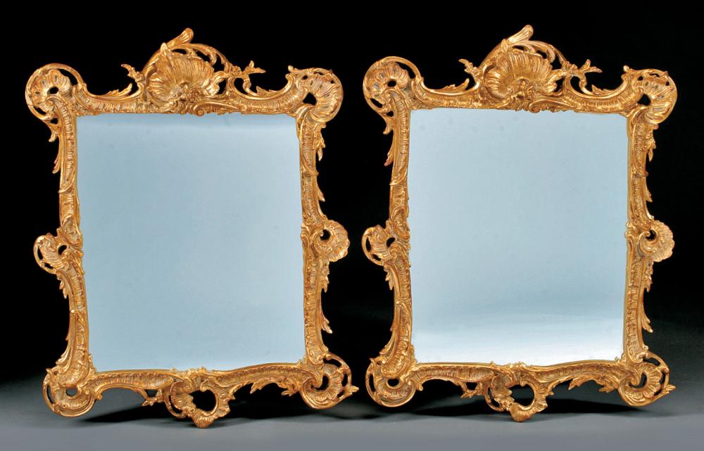 PAIR OF ITALIAN ROCOCO CARVED AND