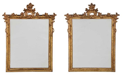 PAIR OF ITALIAN ROCOCO GILTWOOD