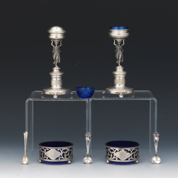 PAIR OF ITALIAN STERLING FIGURAL