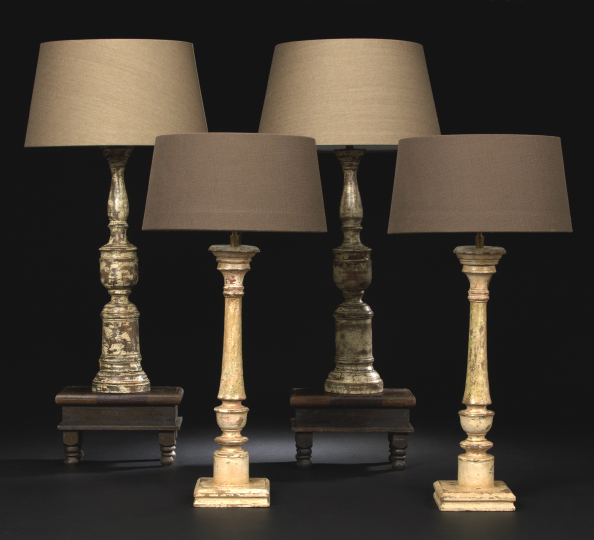 Pair of Italian-Style Distressed