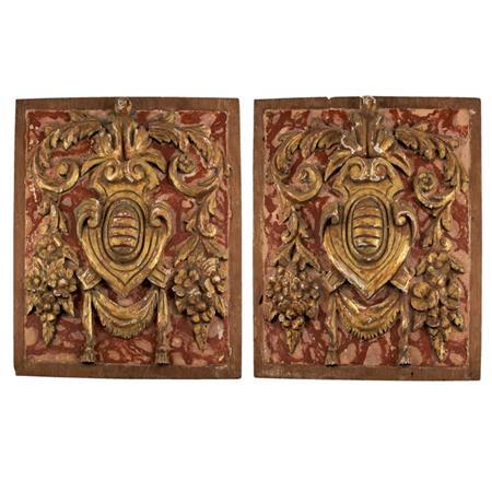 Pair of Italian Style Gilt-Wood