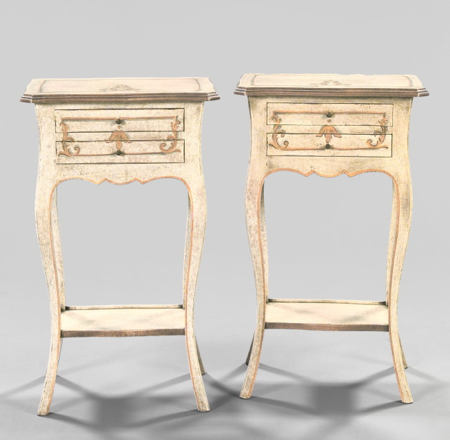 Pair of Italian-Style Polychromed