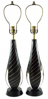 PAIR OF ITALIAN TABLE LAMPS WI