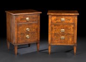 Pair of Italian Walnut Commode
