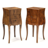 PAIR OF ITALIANATE BURLWOOD DI