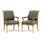 PAIR OF ITALIANATE CARVED FRUI