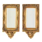 PAIR OF ITALIANATE GILTWOOD MI