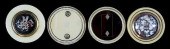 PAIR OF IVORY WHIST COUNTER BO
