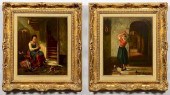 PAIR OF J. GYSELINCKX OIL ON P