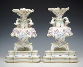 PAIR OF JACOB PETIT ELABORATE