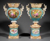 PAIR OF JACOB PETIT PARIS PORC