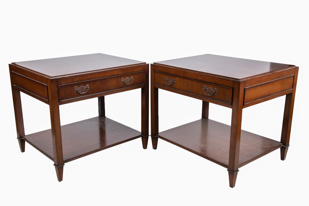 PAIR OF JAMES BLAKELEY STAINED WOOD