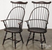 PAIR OF JAN MAILEY HIGHBACK WI