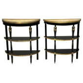 PAIR OF JANSEN STYLE DEMI LUNE