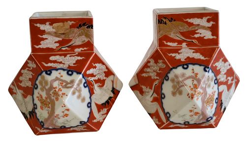 PAIR OF JAPANESE ANGULAR