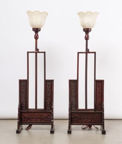 PAIR OF JAPANESE ART DECO STYLE