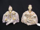 Pair of Japanese Bisque Nodder