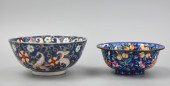 PAIR OF JAPANESE BOWLS: ENAMEL