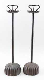 PAIR OF JAPANESE BRONZE CHRYSA