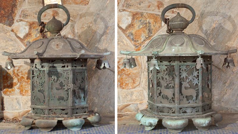 Pair of Japanese Bronze